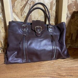 DKNY‎ Brown Leather Bag 16x11